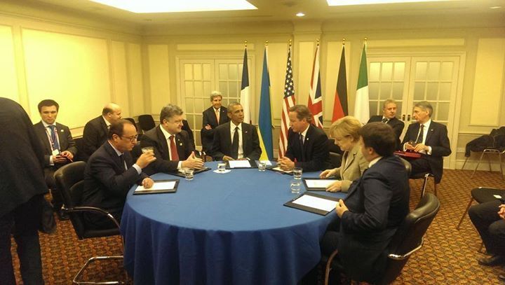 Порошенко встретился с лидерами ЕС и США