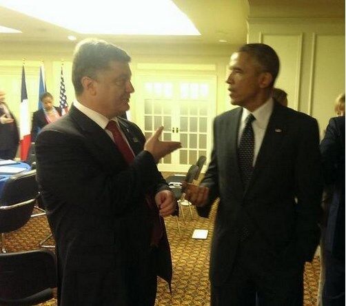 Порошенко обговорив з Обамою агресію Росії проти України