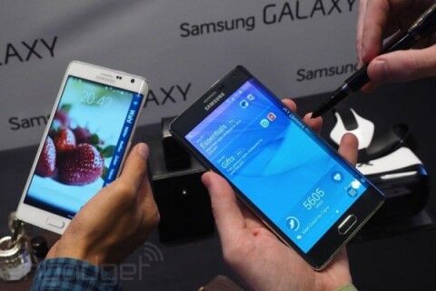 Samsung выпустила спецверсию Galaxy Note с изогнутым экраном