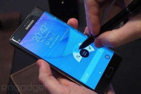 Samsung выпустила спецверсию Galaxy Note с изогнутым экраном