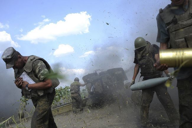 Восток Украины в огне