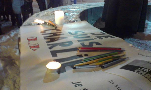 "Je suis Charlie". В Харькове вспоминают жертв теракта во Франции: опубликованы фото