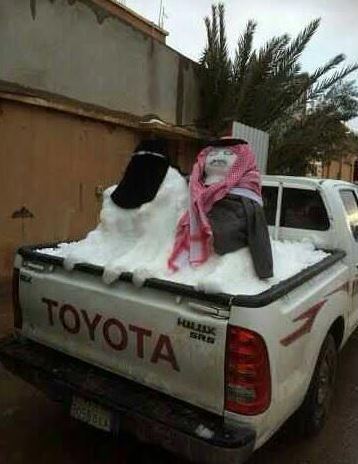 В Саудовской Аравии запретили создавать "живых и дышащих" снеговиков