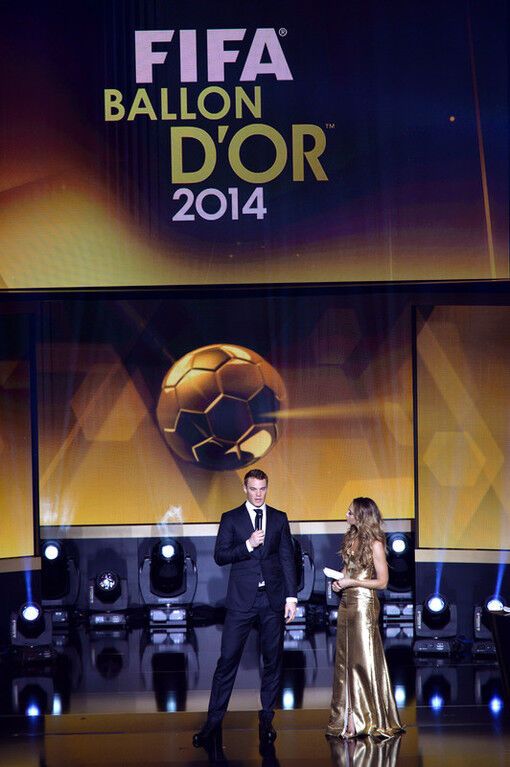 Как Криштиану Роналду вручали Золотой мяч-2014: опубликованы фото