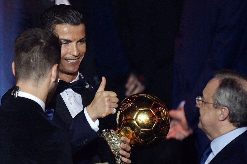 Як Кріштіану Роналду вручали Золотий м'яч-2014: опубліковано фото