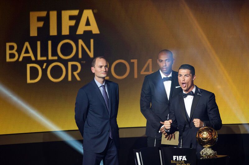 Як Кріштіану Роналду вручали Золотий м'яч-2014: опубліковано фото
