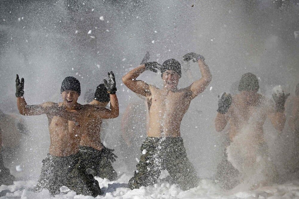 Как готовят спецподразделения в Южной Корее. Фото зимних учений 