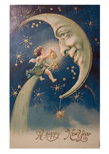 Новогодние открытки за 200 лет