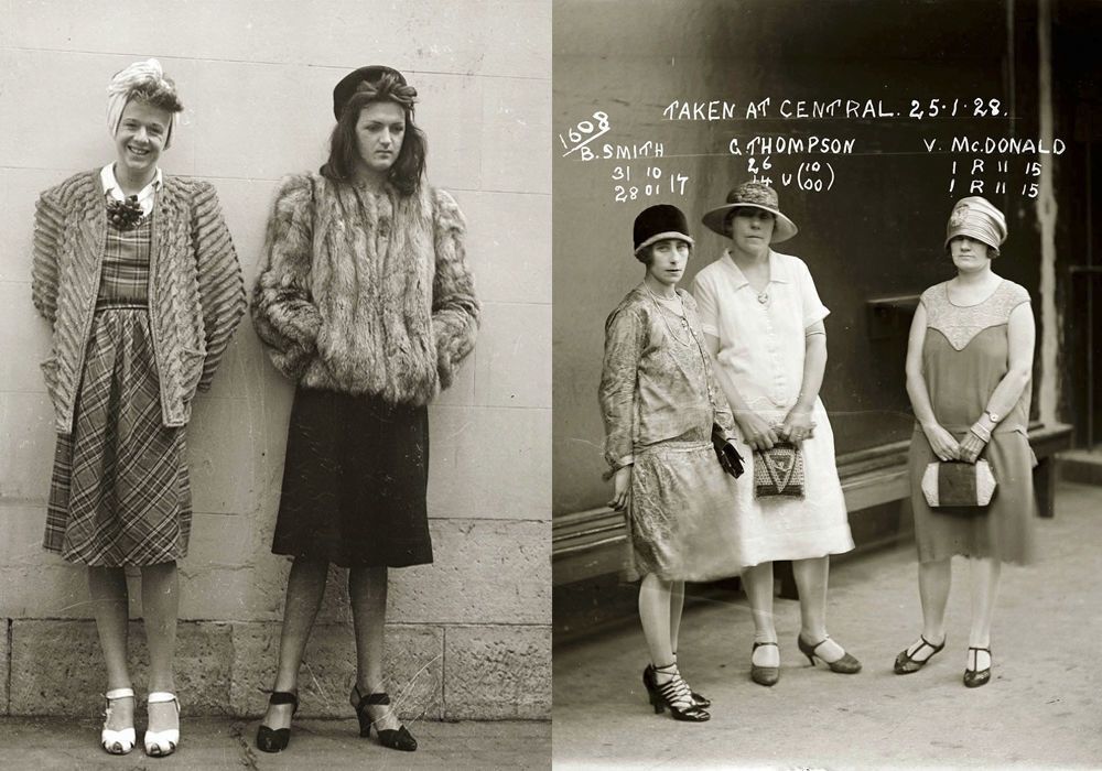 Портреты преступников 1910–1930-х годов