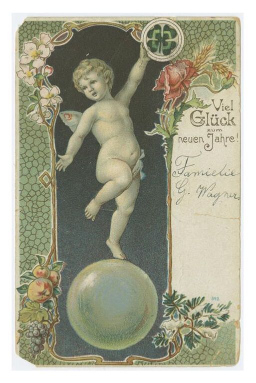 Новогодние открытки за 200 лет