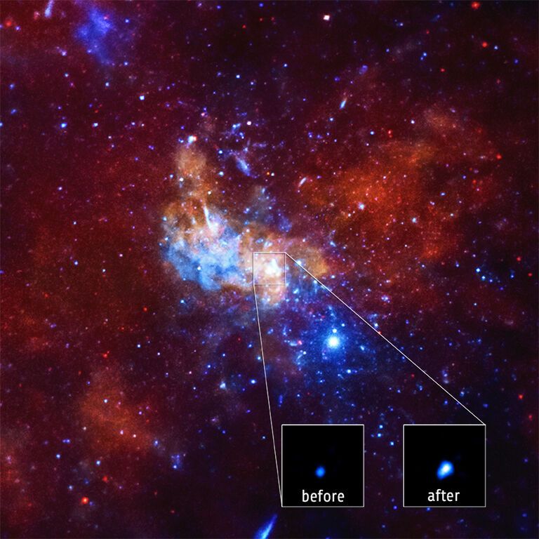 В центре Галактики зафиксировали самую яркую вспышку