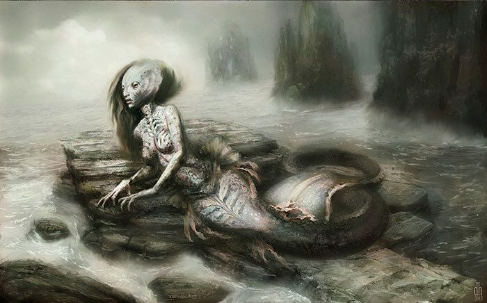 Американский художник изобразил знаки зодиака, как существа из кошмарного царства