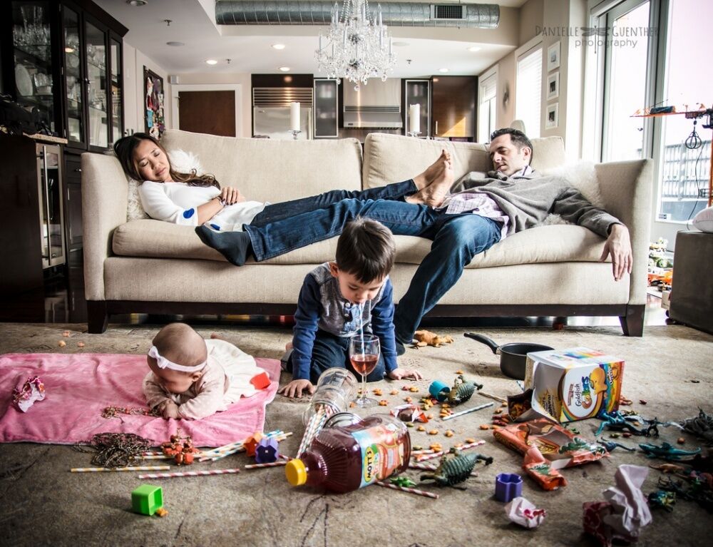 Фотограф представил семейную жизнь без прикрас