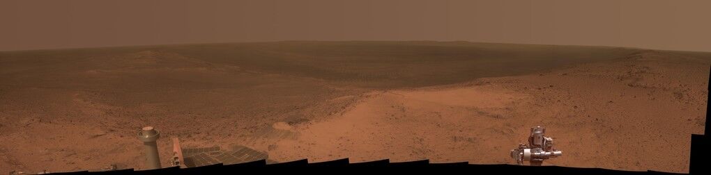 Марсоход сделал сэлфи в самой высокой точке кратера Индевор