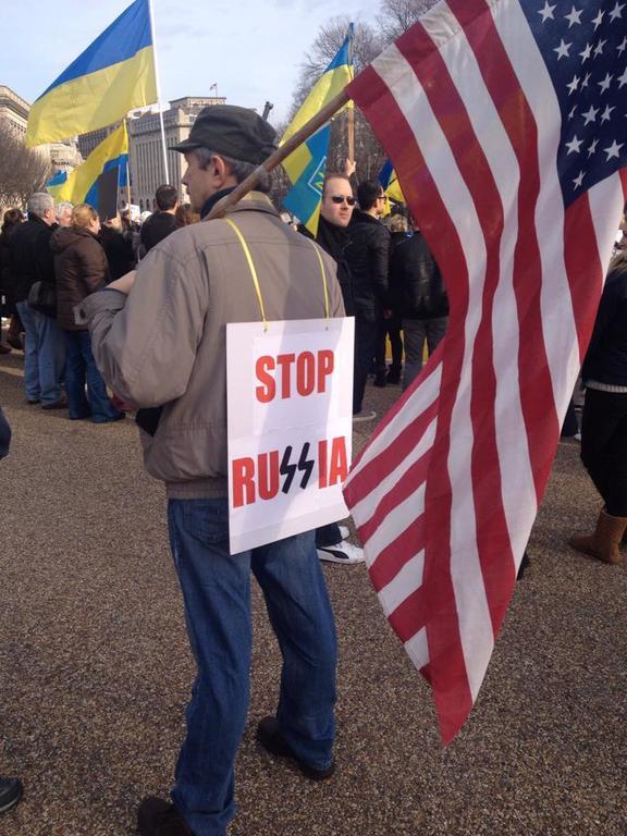 Украинцы под окнами Обамы требовали прекратить террор Путина: опубликованы фото