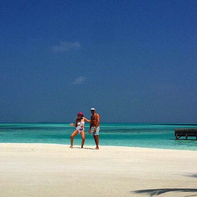 Ирина Дубцова поделилась необычным снимком с Мальдивских островов