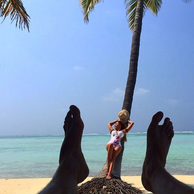 Ирина Дубцова поделилась необычным снимком с Мальдивских островов