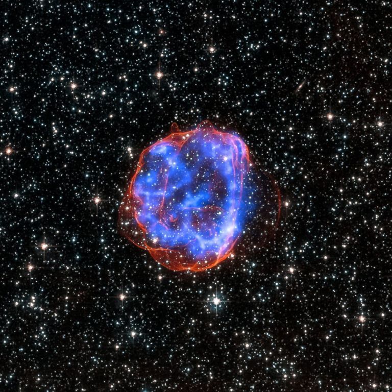 Получен уникальный снимок после взрыва сверхновой звезды