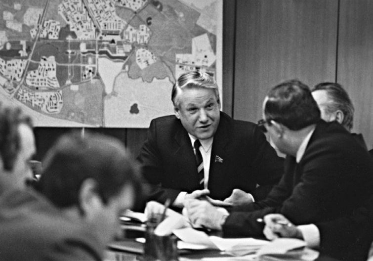 Редкие фотографии первого президента РФ Бориса Ельцина