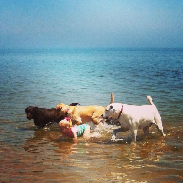 Смешные детишки, которые слишком подружились с животными