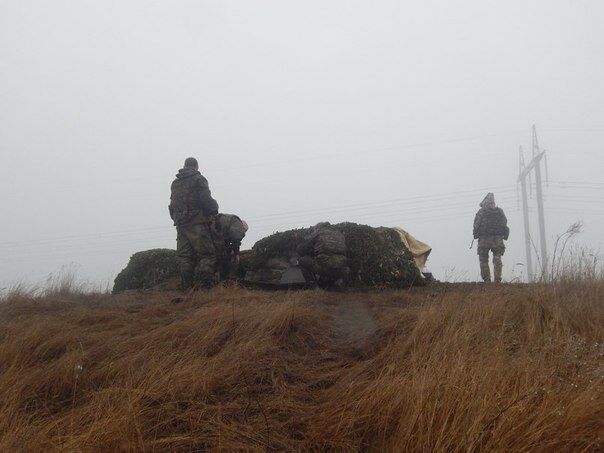 Полк "Азов" показал последствия ожесточенных боев возле Гранитного