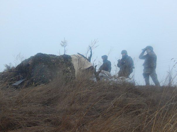 Полк "Азов" показал последствия ожесточенных боев возле Гранитного