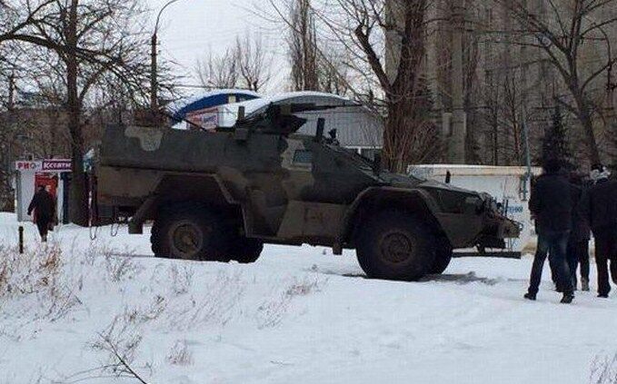 В центре Луганска заметили новейшую российскую технику: фотофакт