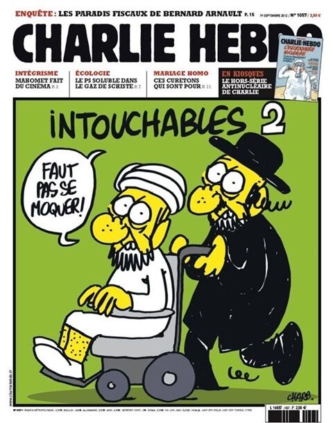 Опубликованы самые провокационные обложки Charlie Hebdo