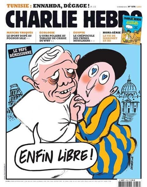 Опубликованы самые провокационные обложки Charlie Hebdo