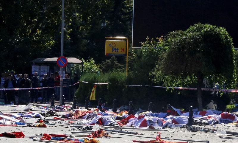 Теракты в Анкаре: опубликованы шокирующие фото мест взрывов