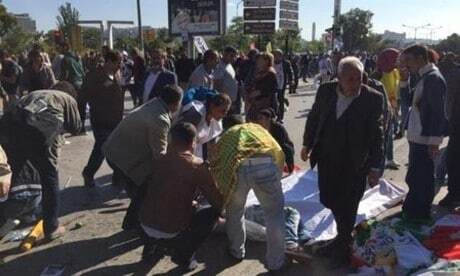 В Анкаре прогремели два взрыва: погибли десятки людей. Фото и видео с места событий