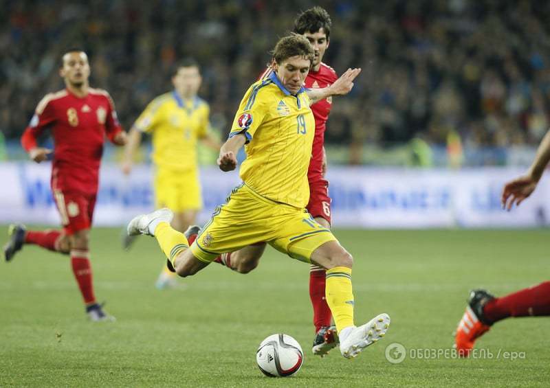 Збірна України прикро програла Іспанії у матчі Євро-2016