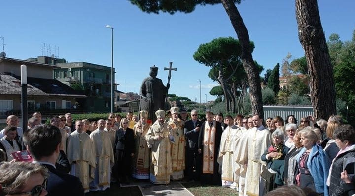 В Риме торжественно открыли памятник Владимиру Великому