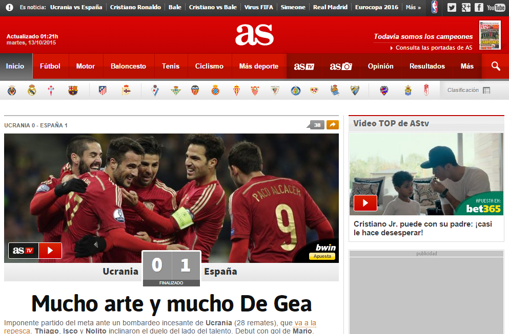 Даже Сталлоне бьет меньше: испанские СМИ оригинально описали поражение сборной Украины