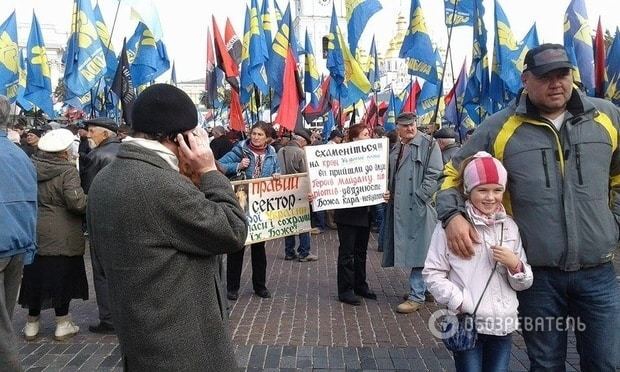 У Києві проходить "Марш Героїв": перевірки міліції, тисячі людей