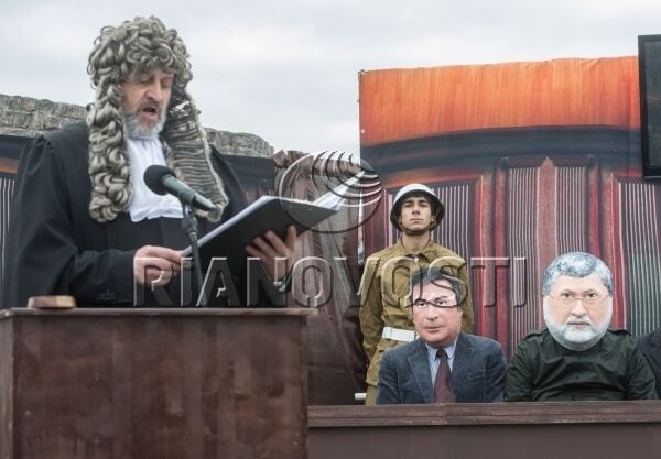В Москве устроили "суд" над Ярошем, Саакашвили и Коломойским: опубликованы фото и видео