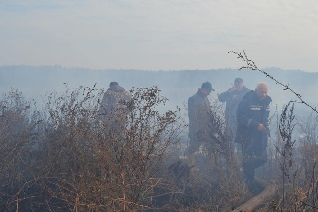 Під Києвом виявили нові пожежі на торф'яниках: палає 15 гектарів