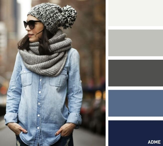 Топ-15 цветовых сочетаний для шарфов и шапок