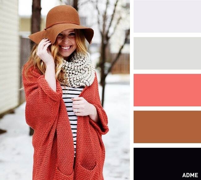 Топ-15 цветовых сочетаний для шарфов и шапок