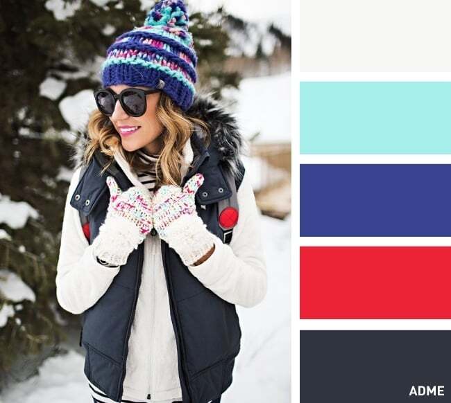 Топ-15 цветовых сочетаний для шарфов и шапок