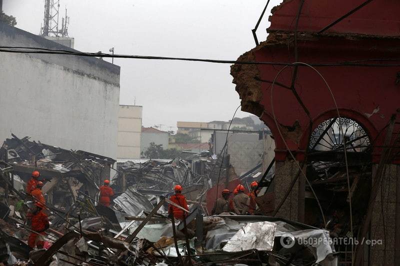 Взрыв в Рио-де-Жанейро: пиццерия разрушила целый квартал - фото ЧП