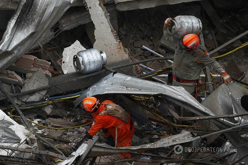 Взрыв в Рио-де-Жанейро: пиццерия разрушила целый квартал - фото ЧП