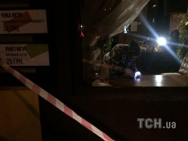 Стрілянина у Києві: опубліковані фото з місця злочину