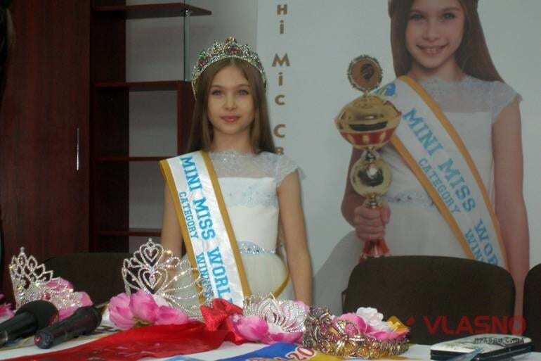 8-річна дівчинка з Вінниці стала "Міні-міс світу"