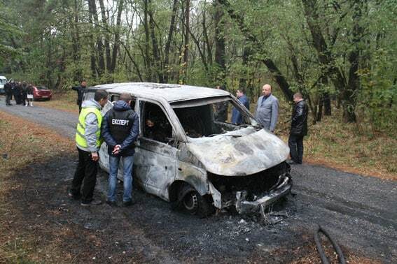 Пограбування інкасаторів на Чернігівщині: опубліковані перші фото