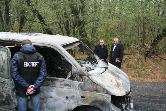 Убийство инкассаторов на Черниговщине: украдено около 15 млн грн, фоторепортаж