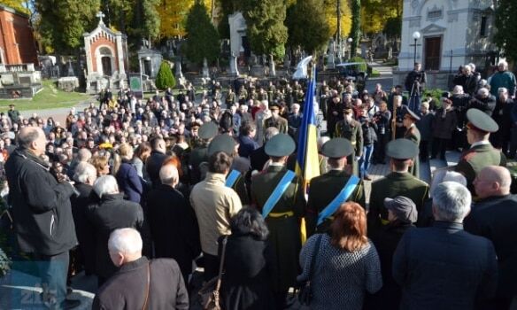 Во Львове простились с Лубкивским: опубликованы фото