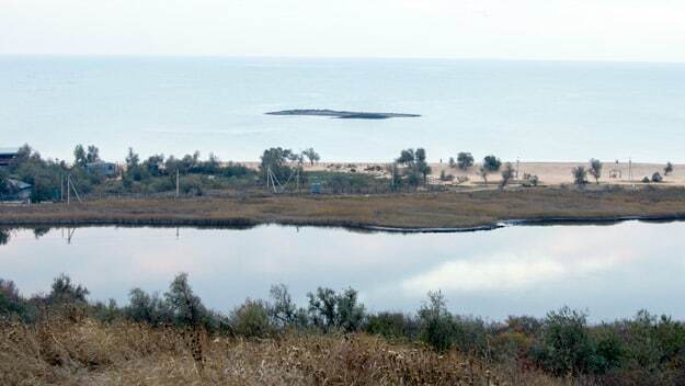 В Азовском море образовался остров в результате извержения вулкана