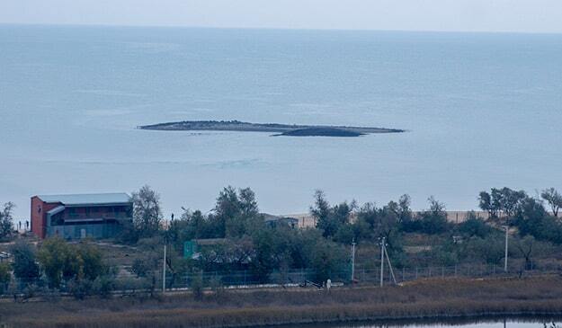 В Азовському морі утворився острів унаслідок виверження вулкана