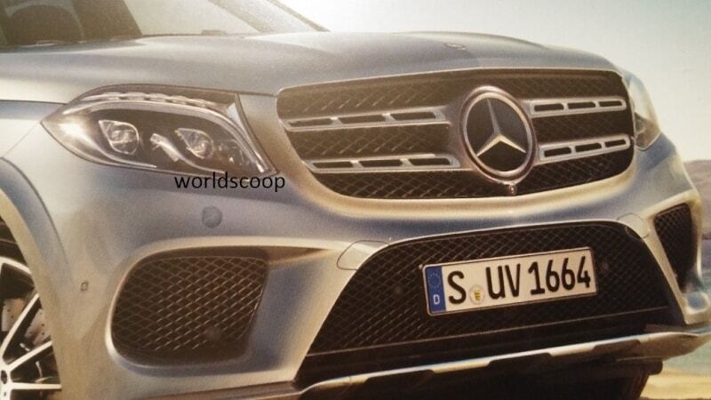 Опубликованы фото обновленной модели крупнейшего внедорожника Mercedes